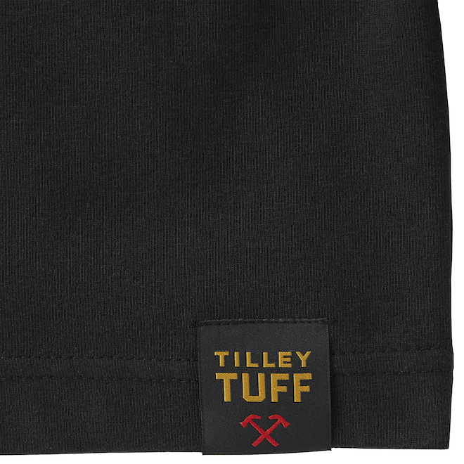 Chandail à manches longues Legacy Tilley Tuff pour homme en coton noir, petit