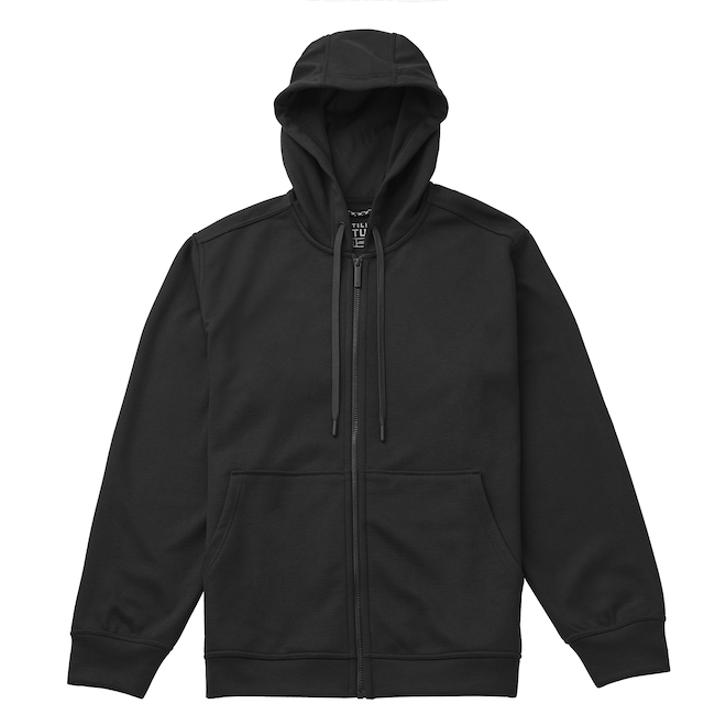 Veste à capuchon Tilley Tuff pour homme en en polyester noir, petit