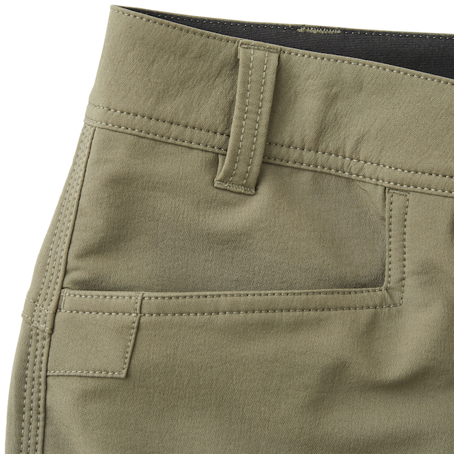 Tilley Tuff Tech Shield Pant in Soft Shell Fabric for Men with 8 Pockets 44 x 32 - Sage