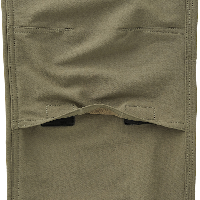 Tilley Tuff Tech Shield Pant in Soft Shell Fabric for Men with 8 Pockets 44 x 34 - Sage