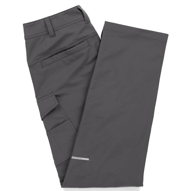 Tilley Tuff Tech Shield Pant in Soft Shell Fabric for Men with 8 Pockets 40 x 32 - Grey