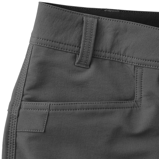 Tilley Tuff Tech Shield Pant in Soft Shell Fabric for Men with 8 Pockets 40 x 32 - Grey