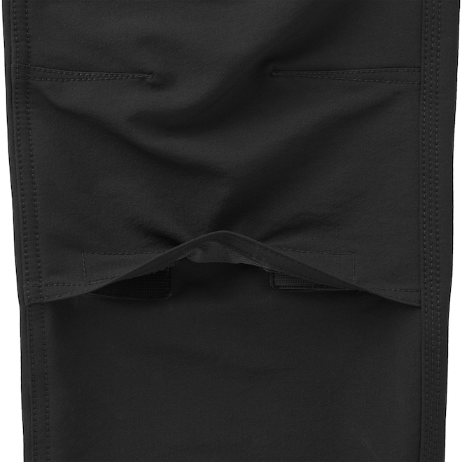 Pantalon Tech Shield Tilley Tuff pour hommes en tissu à coquille souple avec 8 poches 38 x 32, noir