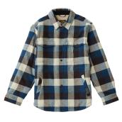 Tilley Tuff Lined Work Jacket for Men in Flannel Blue Plaid - XX-Large