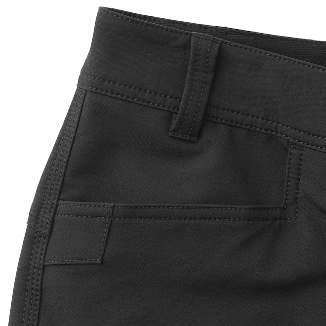 Tilley Tuff Tech Shield Pant in Soft Shell Fabric for Men with 8 Pockets 32 x 32 - Black