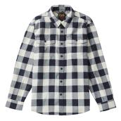 Tilley Tuff Flannel Button-Down Work Shirt for Men in Blue Plaid - Medium