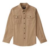 Tilley Tuff Button-Down Work Shirt for Men in Sand Cotton/Polyester - Small