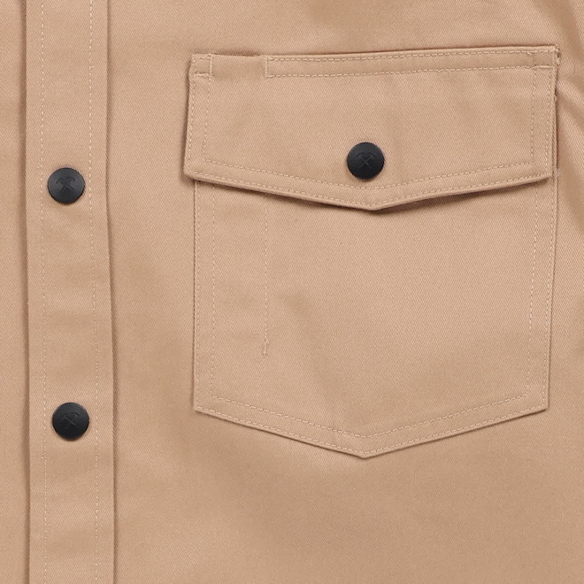 Tilley Tuff Button-Down Work Shirt for Men in Sand Cotton/Polyester - XX-Large