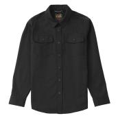 Chemise de travail Tilley Tuff pour hommes boutonnée à manches longues en coton-polyester noir, TT grand