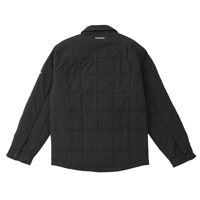 Veste de travail matelassée Tilley Tuff pour hommes en nylon noire, moyen