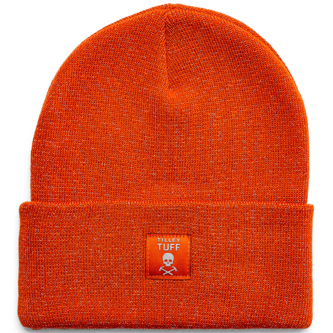 Tilley Tuff High-Visibility Beanie for Men - Large - Orange