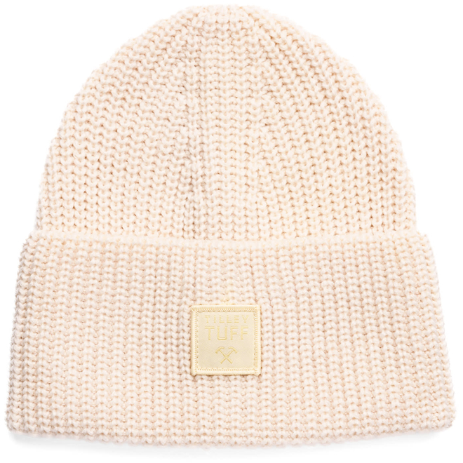 Tuque à rebord en laine Tilley Tuff pour femmes, petit, écru ...