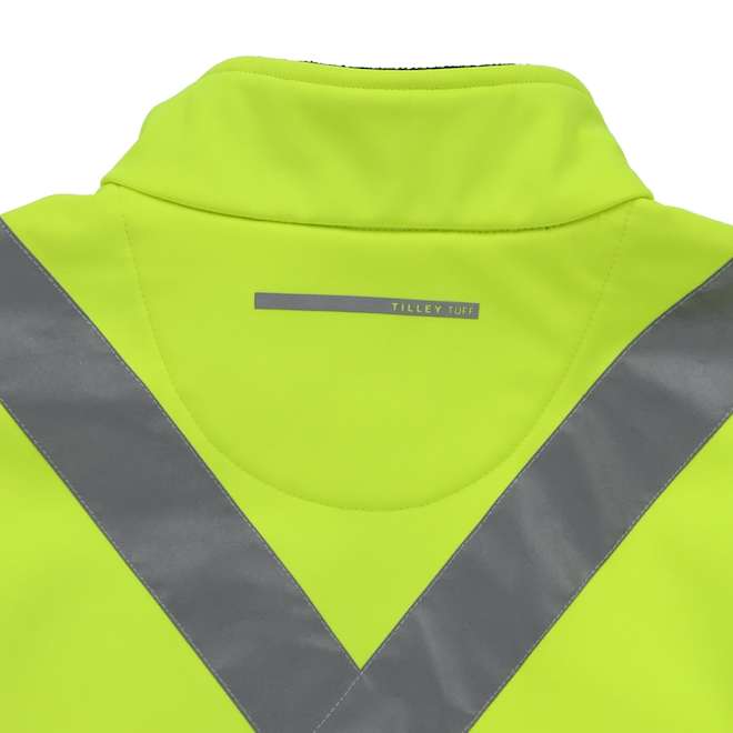 Tilley Tuff High Visibility Jacket Water-Repellent in Yellow and Black Polyester - Small