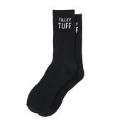 Tilley Tuff Men's Boot Socks in Black Cotton and Polyester - Size 9 to 13 - Pack of 8