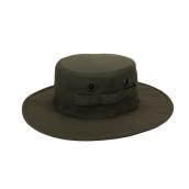 Chapeau à larges bords Tilley Tuff pour femme en nylon olive avec oeillets d'aération, petit
