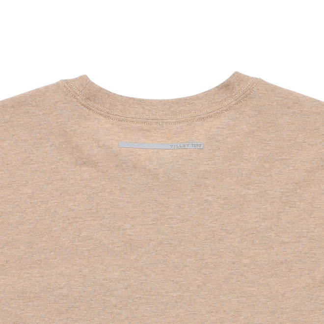 Tilley Tuff Legacy T-Shirt for Men in Brown Cotton with Pocket - X-Large