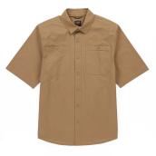 Chemise de travail Tilley Tuff à manches courtes pour hommes en coton sable, grand