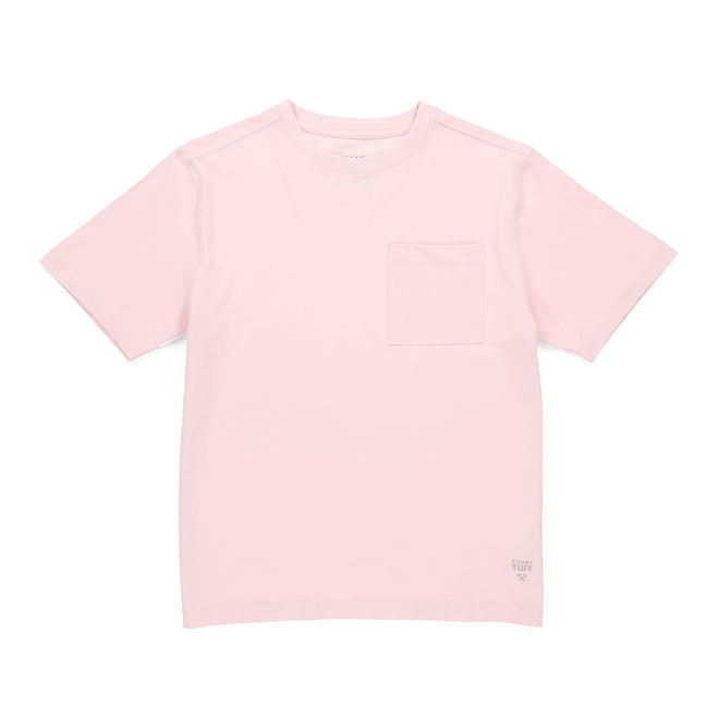 Chandail à manches courtes Legacy Tilley Tuff pour femme en coton pêche avec poche, très grand