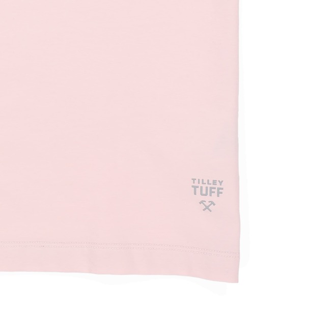 Chandail à manches courtes Legacy Tilley Tuff pour femme en coton pêche avec poche, très grand