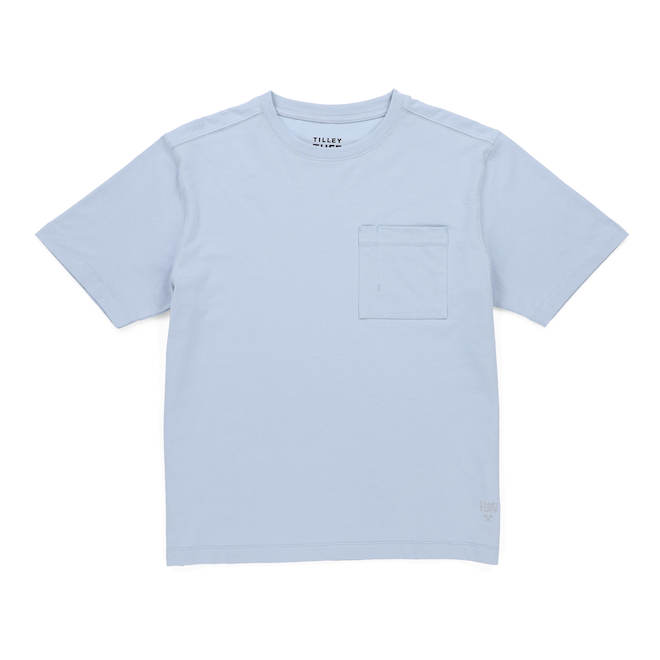 Tilley Tuff Legacy T-Shirt for Women in Angel Falls Cotton with Pocket - Medium