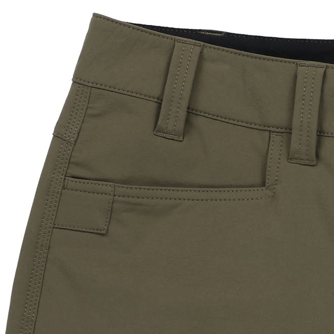 Tilley Tuff Tech Shield Short in Softcell Fabric for Men with 8 Pockets 36 - Olive