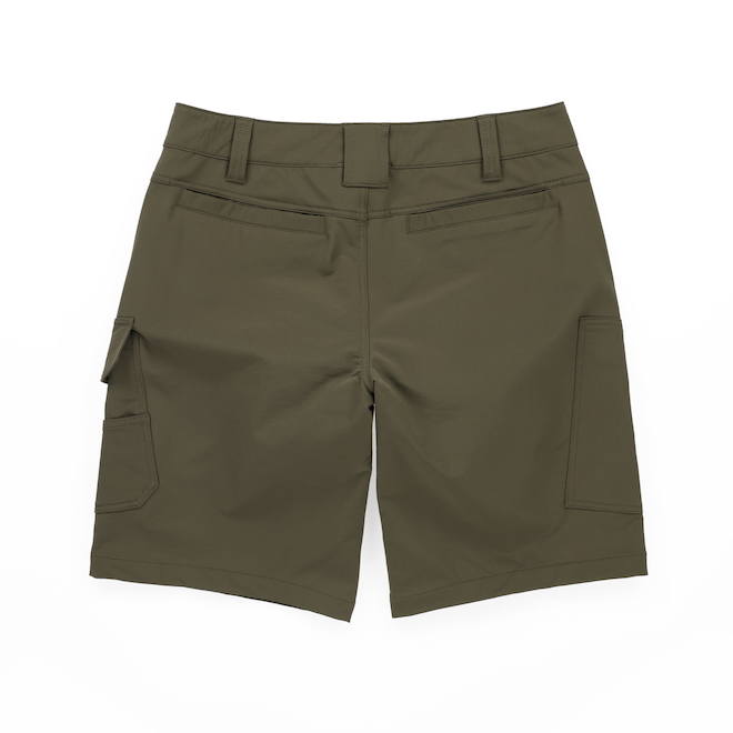 Tilley Tuff Tech Shield Short in Softcell Fabric for Men with 8 Pockets 38 - Olive