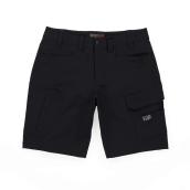Short Tech Shield Tilley Tuff pour hommes en tissu à coquille souple avec 8 poches 40, noir