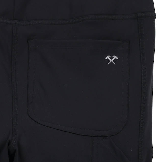 Tilley Tuff Legging in Black Nylon for Women with 8 Pockets - 2X-Large