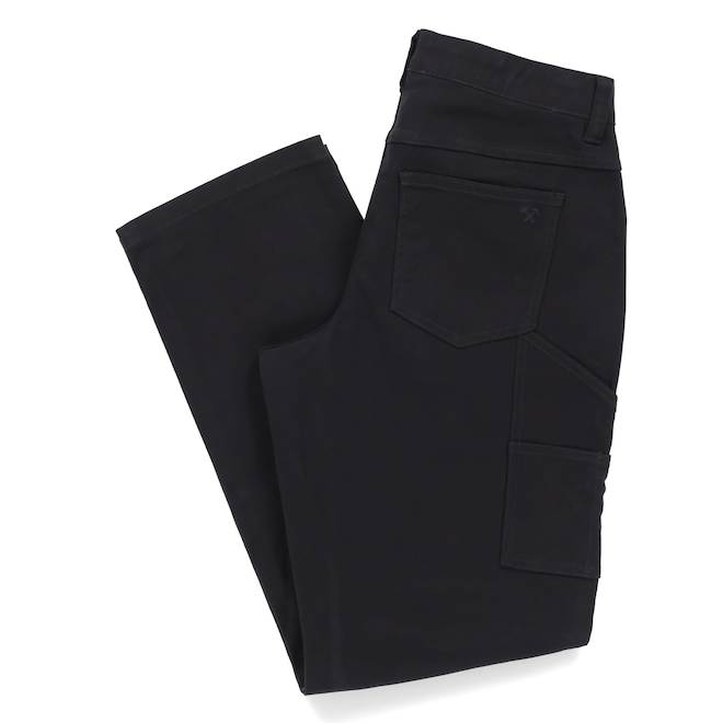 Tilley Tuff Cargo Pants for Women in Black Cotton with 6 Pockets - 10