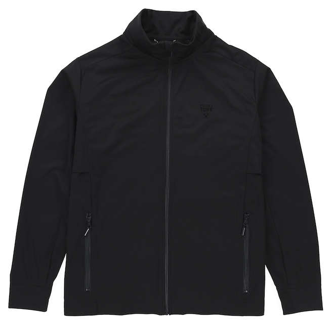 Tilley Tuff Lightweight Windbreaker Jacket for Men in Black Polyester with Air Vents - Small