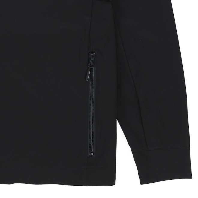 Tilley Tuff Lightweight Windbreaker Jacket for Men in Black Polyester with Air Vents - 2X-Large