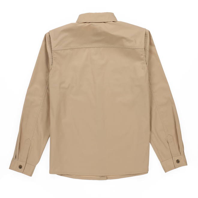 Tilley Tuff Long-Sleeve Work Shirt for Women in Sand Polyester - Small