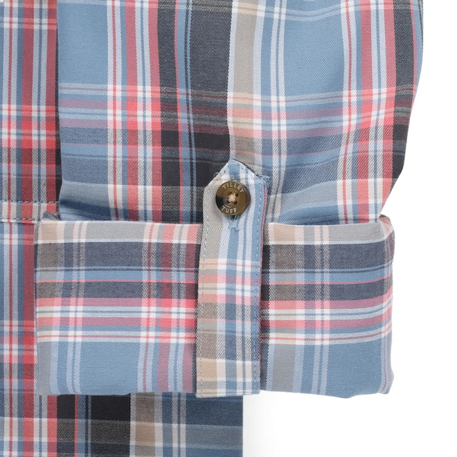 Tilley Tuff Long-Sleeve Work Shirt for Women in Blue Polyester - Small