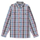 Chemise de travail Tilley Tuff à manches longues pour femmes en polyester bleu, grand