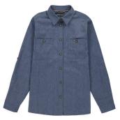 Chemise de travail Tilley Tuff à manches longues pour femmes en polyester denim, grand