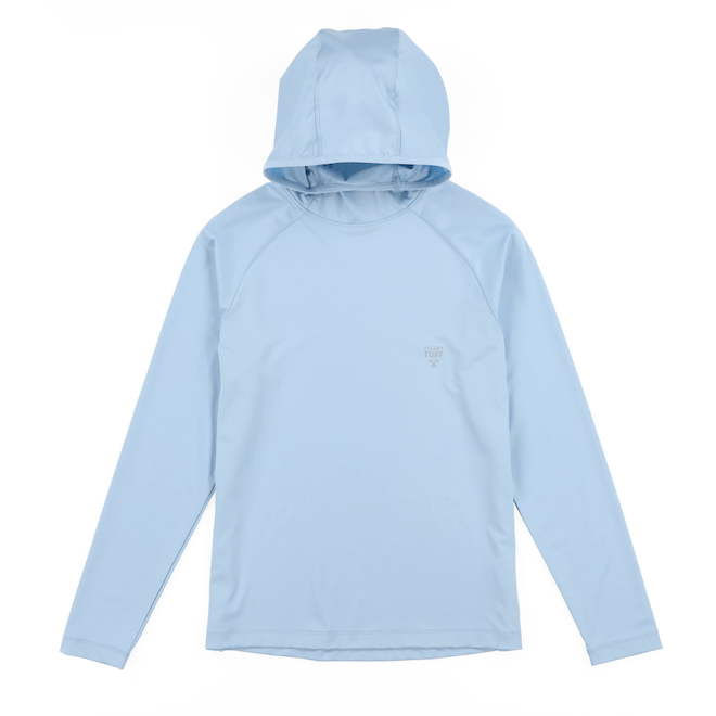 Tilley Tuff Hoodie Sweater for Women Sun Protection in Blue Nylon - Small