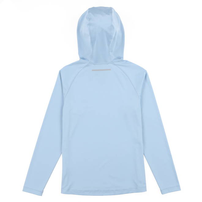Tilley Tuff Hoodie Sweater for Women Sun Protection in Blue Nylon - Small