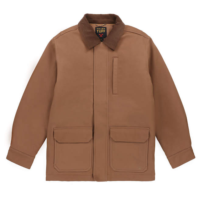 Tilley Tuff Chore Jacket for Men in Cotton Canvas Toasted Coconut - 2X-Large