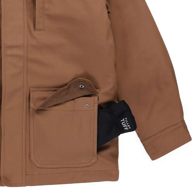 Tilley Tuff Chore Jacket for Men in Cotton Canvas Toasted Coconut - 2X-Large