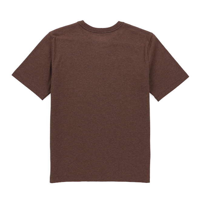 Tilley Tuff T-Shirt for Men in Dark Brown Cotton with Logo - Large