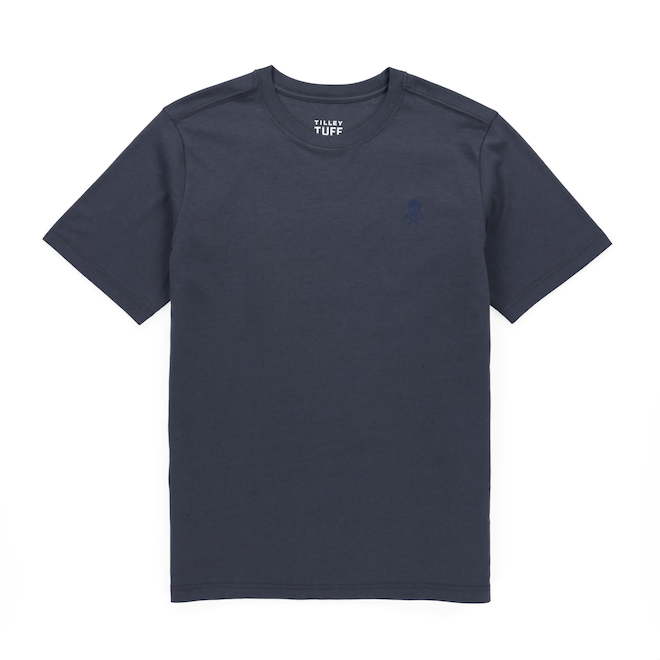 Tilley Tuff T-Shirt for Men in Dark Blue Cotton with Logo - Small