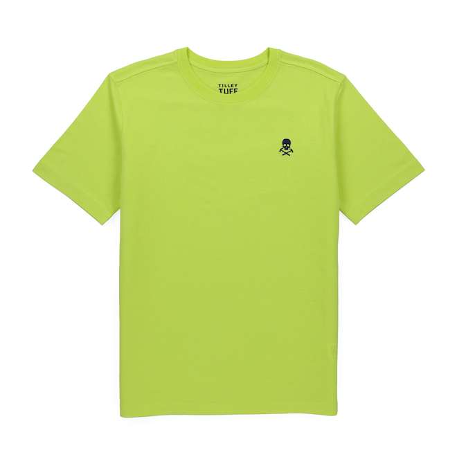 Tilley Tuff T-Shirt for Men in Yellow Cotton with Logo - Small