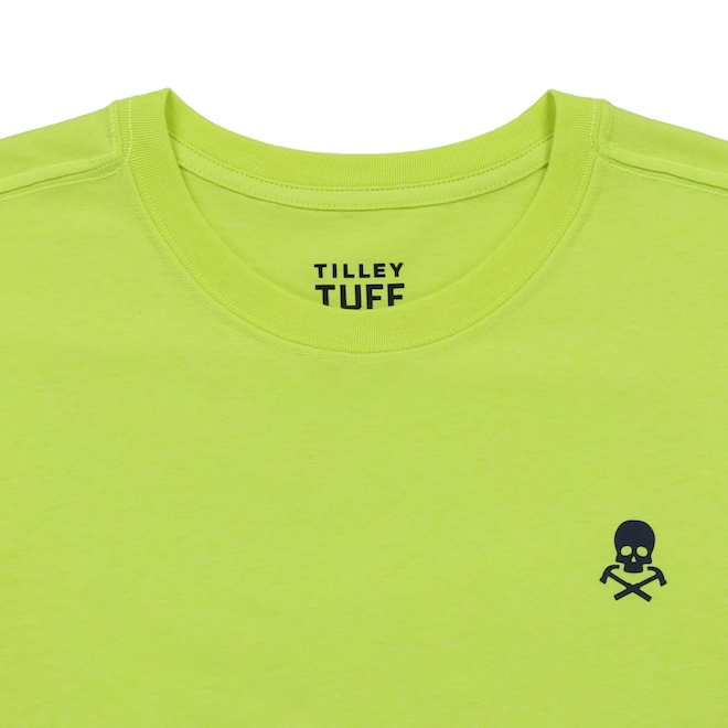 Tilley Tuff T-Shirt for Men in Yellow Cotton with Logo - Small