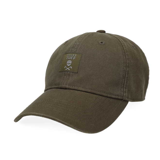 Tilley Tuff Baseball Cap for Men in Green Cotton Canvas - Small/Medium