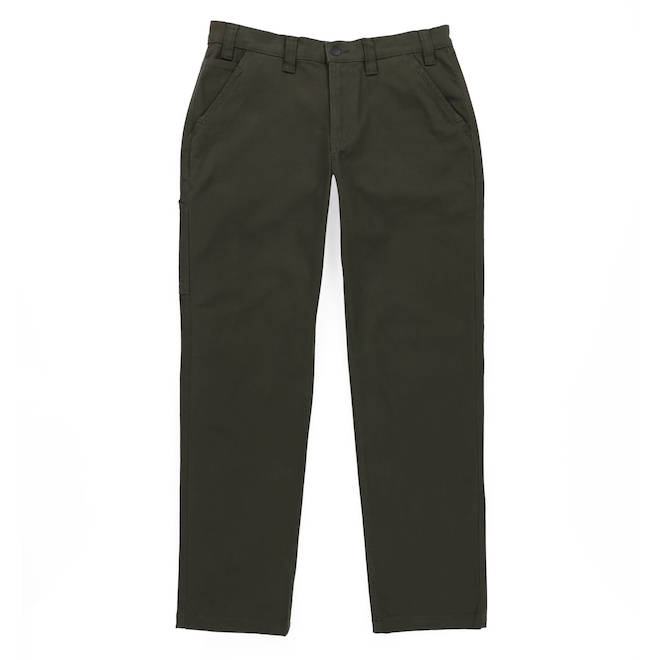 Tilley Tuff Cargo Pants in Olive Stretch Twill - 34 x 34