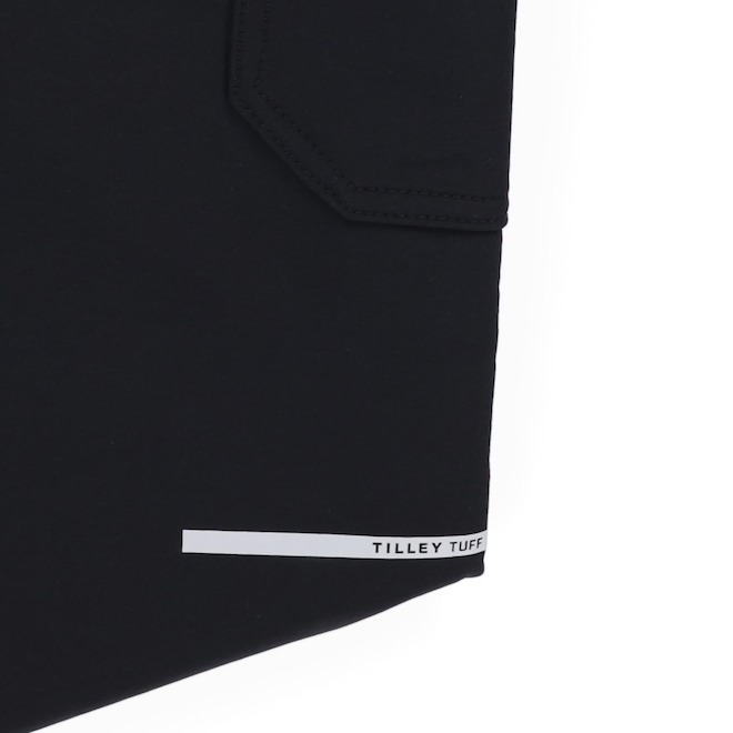 Tilley Tuff Cargo Work Pants for Men in Black Nylon - 38 x 32