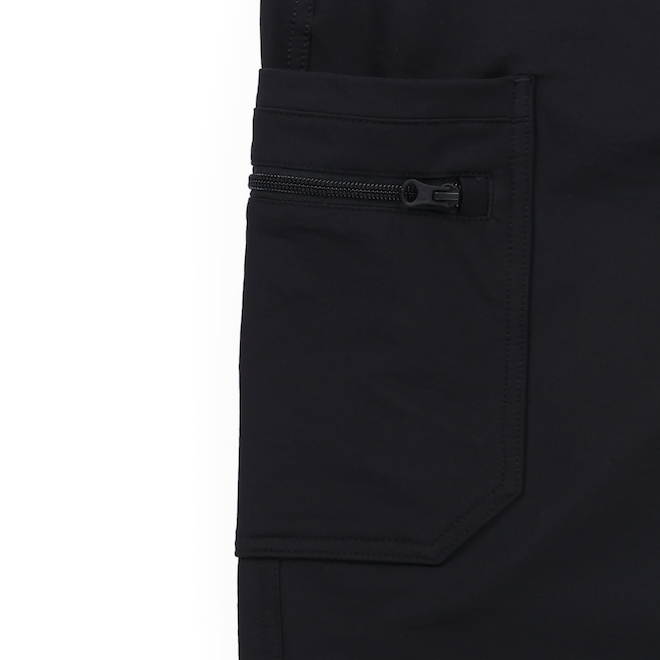 Tilley Tuff Cargo Work Pants for Men in Black Nylon - 42 x 32
