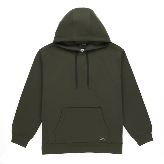 Tilley Tuff Hoodie for Men in Dark Olive Polyester - Medium