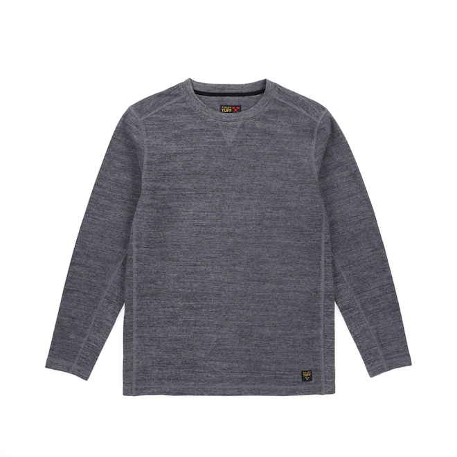 Tilley Tuff Long-Sleeved T-Shirt for Men in Grey Jersey - Large