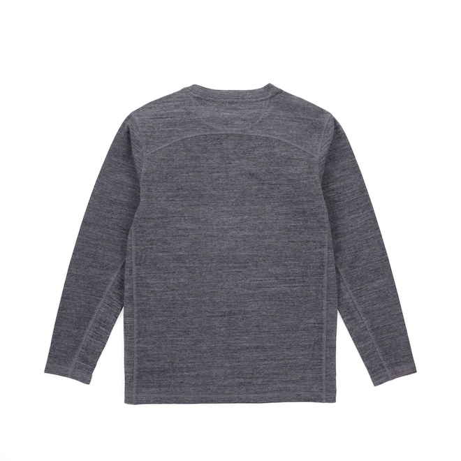 Tilley Tuff Long-Sleeved T-Shirt for Men in Grey Jersey - Large